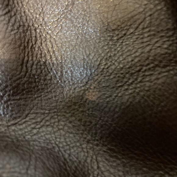 Michael Kors Uptown Astor Dark Brown Studded Leather Shoulder Handbag - Picture 5 of 12